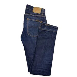 Nudie Jeans Grim Tim Dry True Navy Men 29x32 Denim Italy